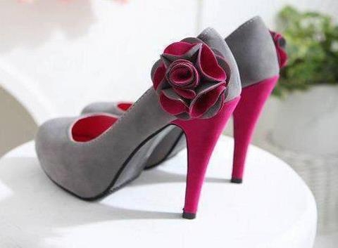 	 black high heels shoes