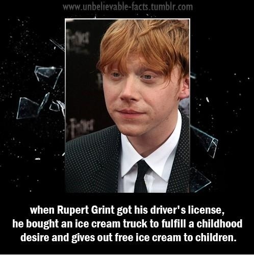 Did You Know That When Rupert Grint Got His Driver’s License…