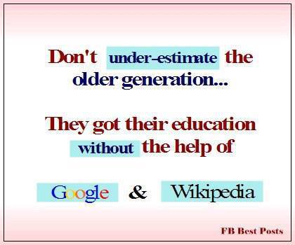 don't under estimate the older