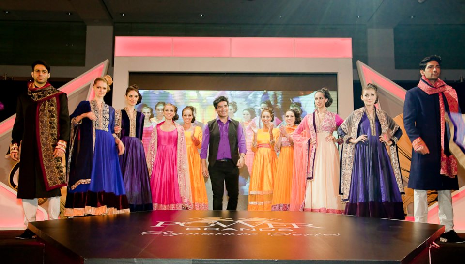 fashion show color full dress