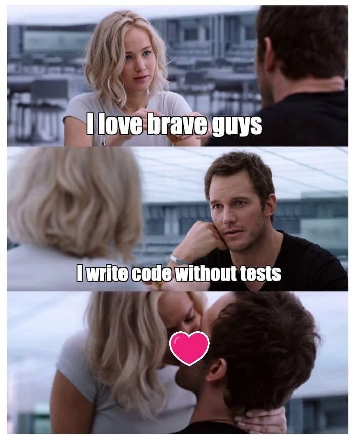 I write code without tests