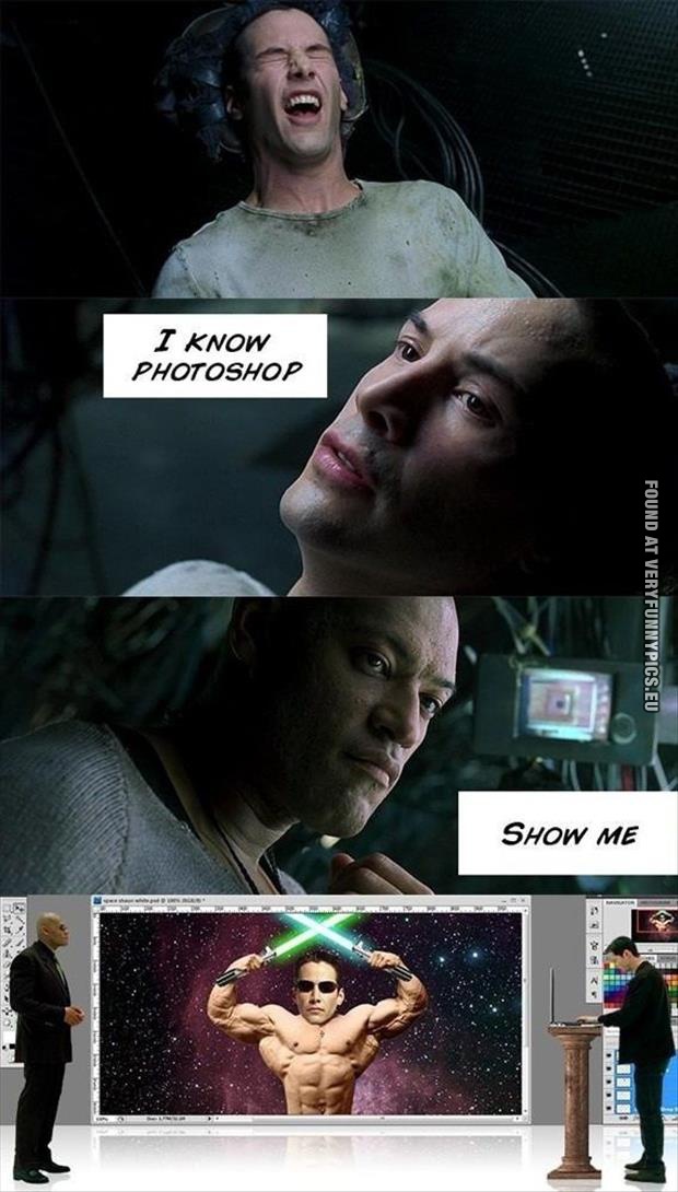 Neo knows Photoshop