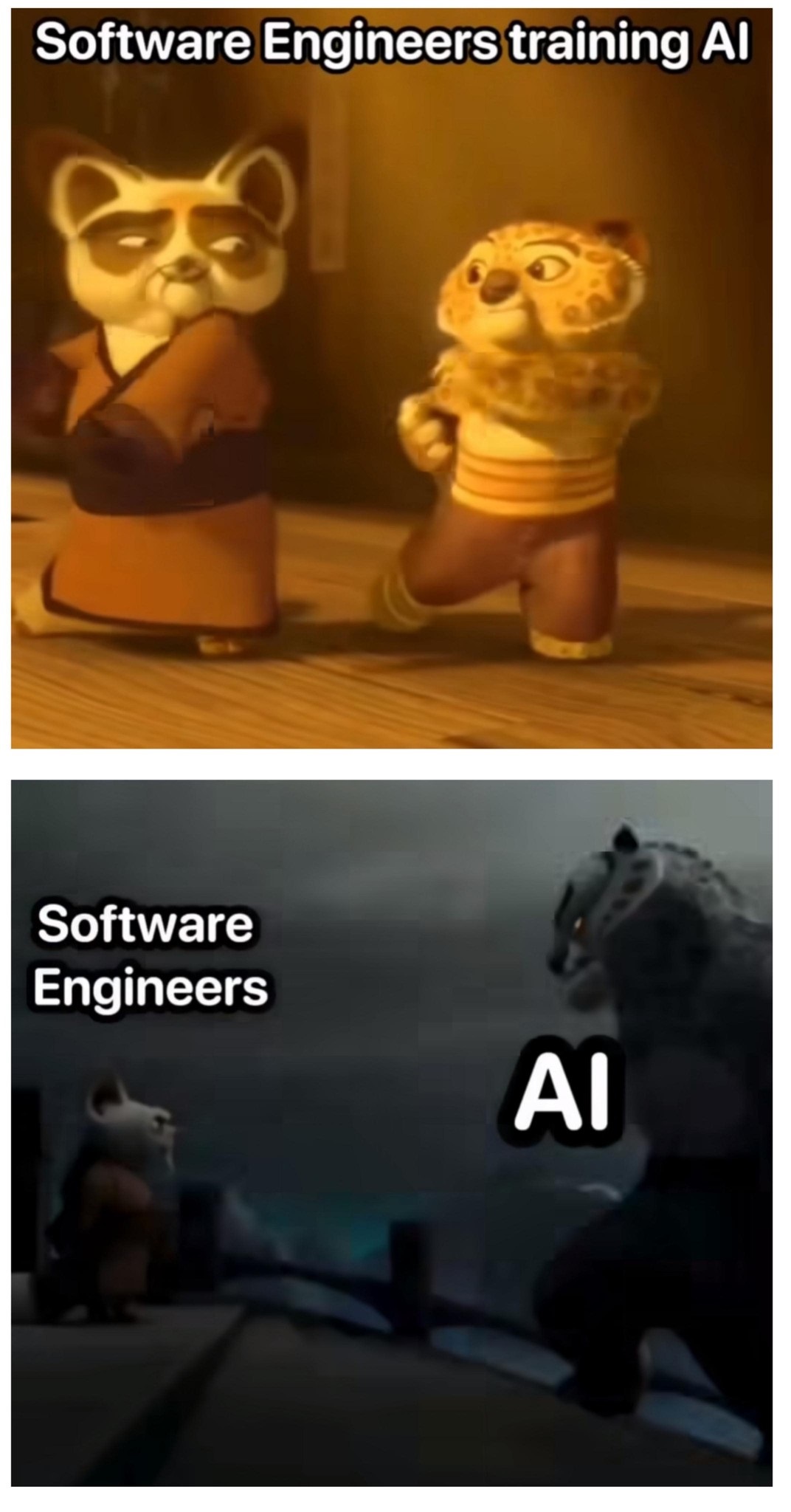 Software Engineers training AI