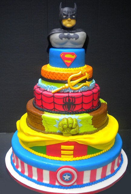 super hero cake 