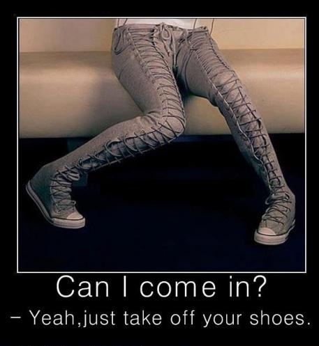 Take off your shoes