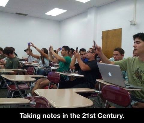 taking notes in 21st century