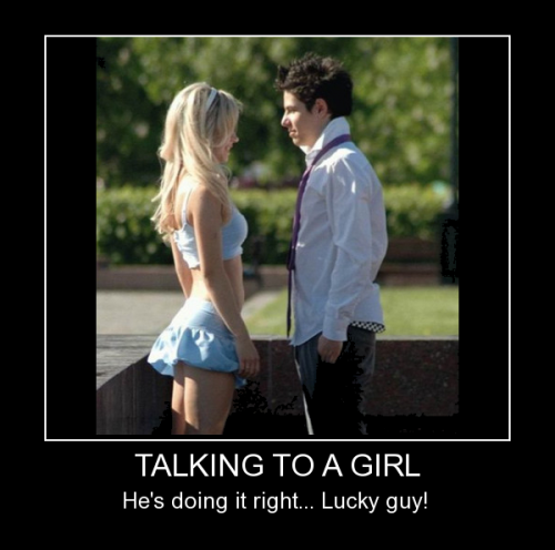 TALKING TO A GIRL